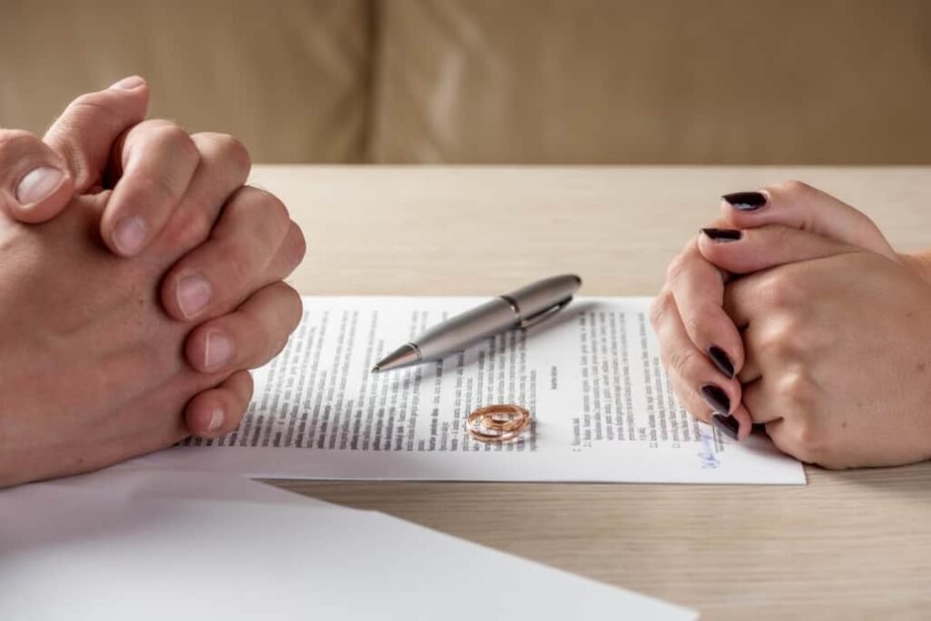divorce signing
